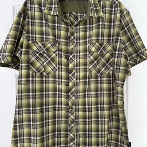 Kuhl Green Plaid Men's Shirt XL